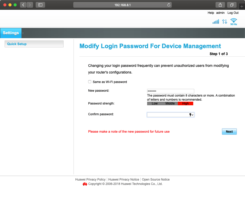 Click the field next to 