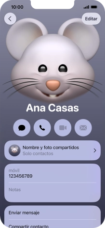 Desliza el dedo hacia arriba desde la parte inferior de la pantalla para terminar y volver a la pantalla de inicio.