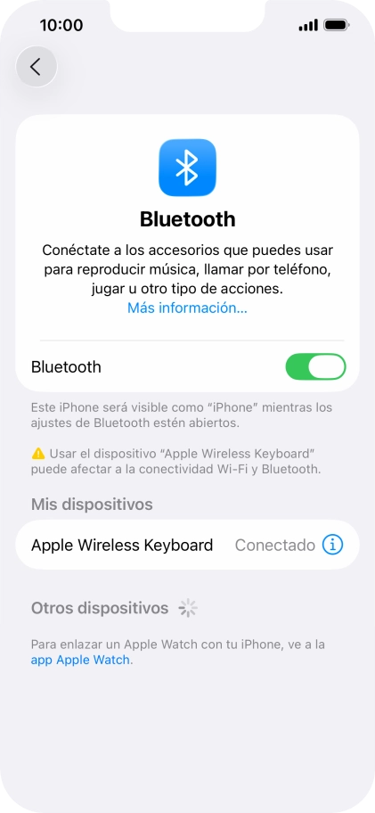 Desliza el dedo hacia arriba desde la parte inferior de la pantalla para terminar y volver a la pantalla de inicio.