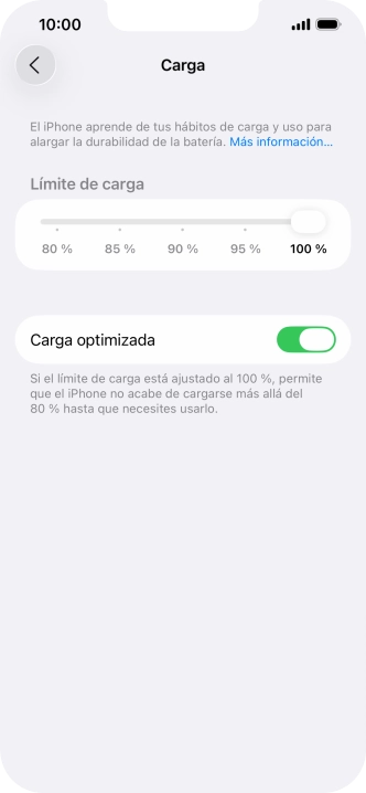 Pulsa el indicador junto a 
