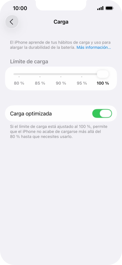 Pulsa el indicador junto a 
