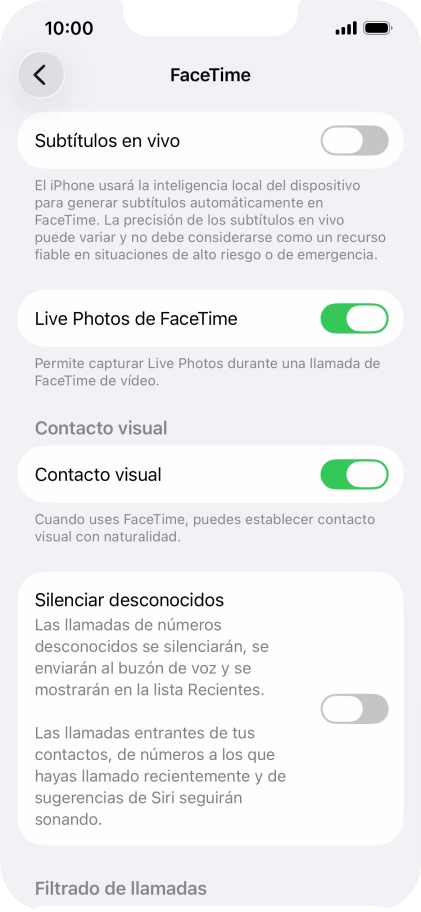 Pulsa el indicador junto a 