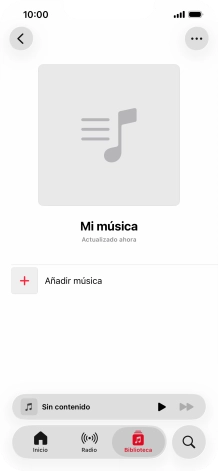 Pulsa Añadir música.