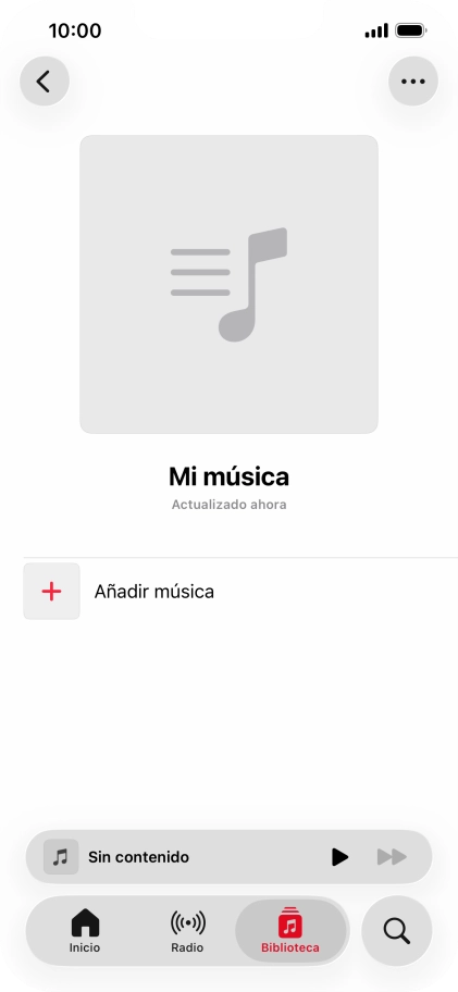 Pulsa Añadir música.
