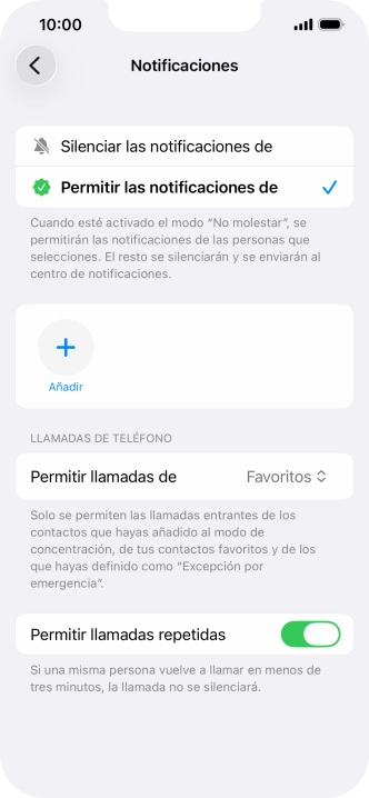 Pulsa la flecha hacia la izquierda.