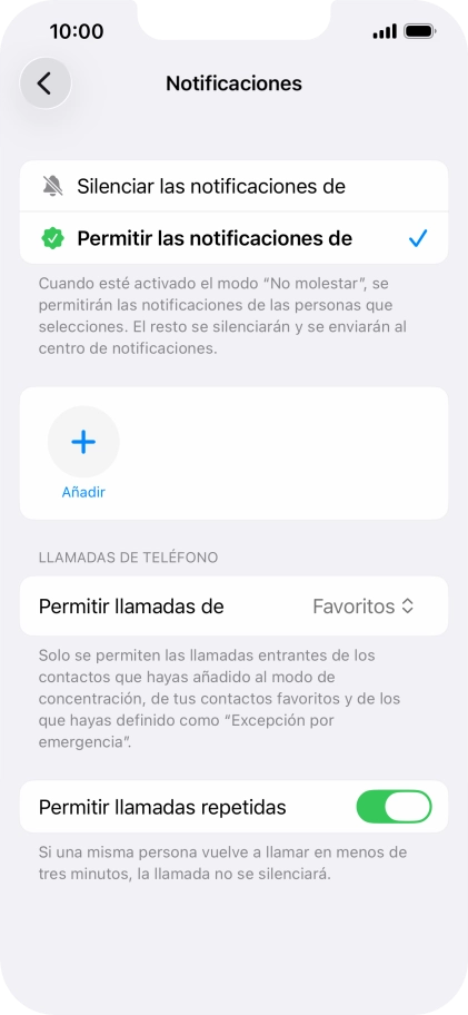 Pulsa la flecha hacia la izquierda.