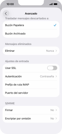 Pulsa el indicador junto a 
