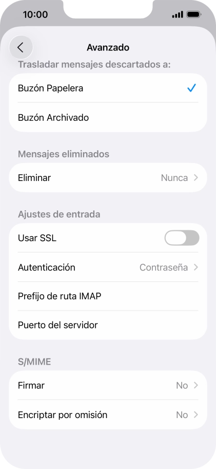 Pulsa el indicador junto a 