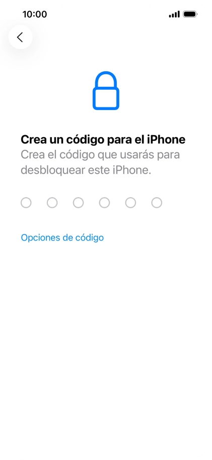 Pulsa Opciones de código.