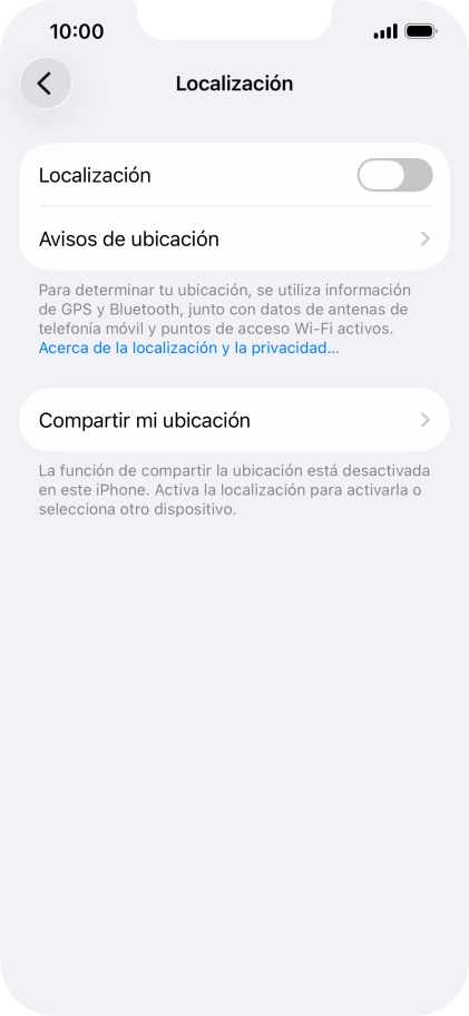 Pulsa el indicador junto a 