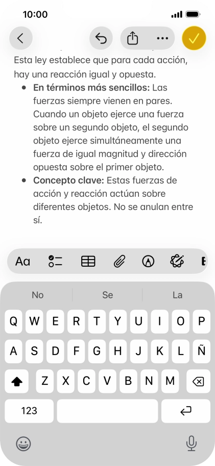 Pulsa el icono de Apple Intelligence.