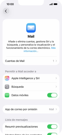 Pulsa Cuentas de Mail.