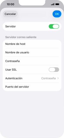 Pulsa el indicador junto a 