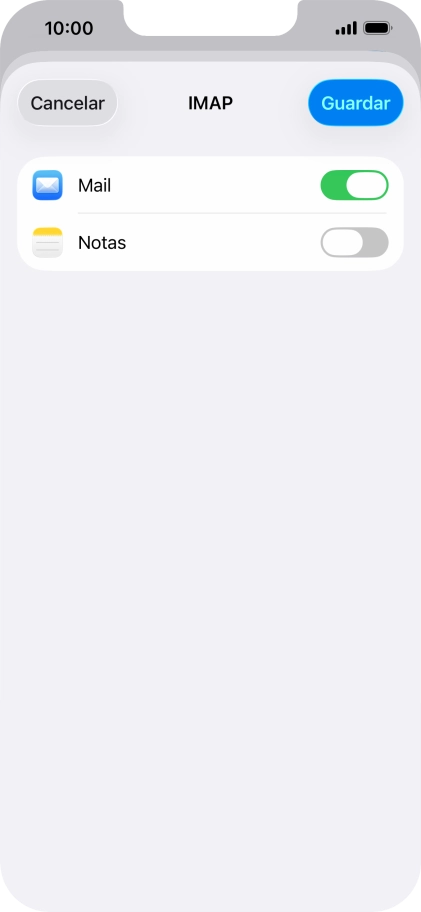 Pulsa Guardar. Ahora se ha configurado tu cuenta de correo electrónico. Si deseas seleccionar más ajustes del servidor de correo de entrada o de salida, continúa con los pasos siguientes.