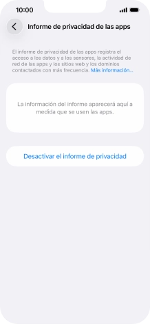 Desliza el dedo hacia arriba desde la parte inferior de la pantalla para terminar y volver a la pantalla de inicio.