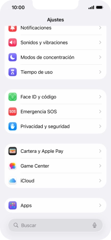 Pulsa Privacidad y seguridad.