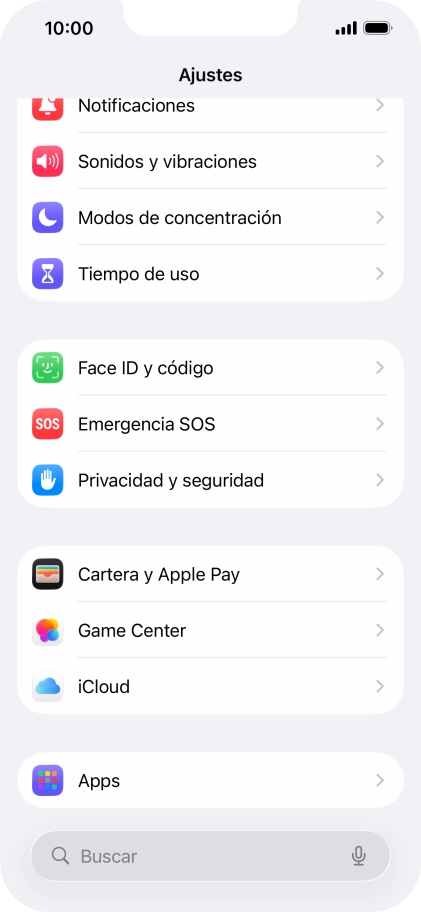 Pulsa Privacidad y seguridad.