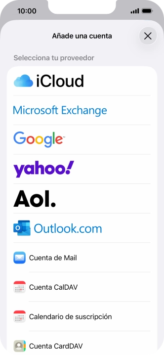 Pulsa Cuenta de Mail.