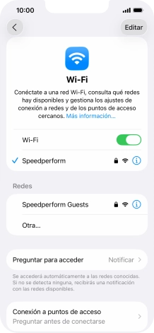 Desliza el dedo hacia arriba desde la parte inferior de la pantalla para terminar y volver a la pantalla de inicio.