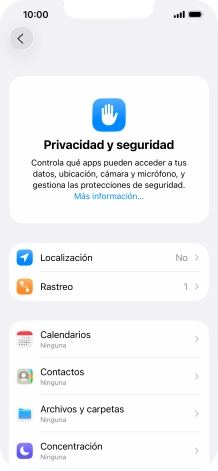Pulsa Localización.