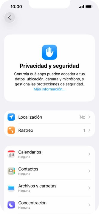 Pulsa Localización.