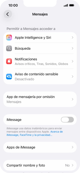 Pulsa el indicador junto a 