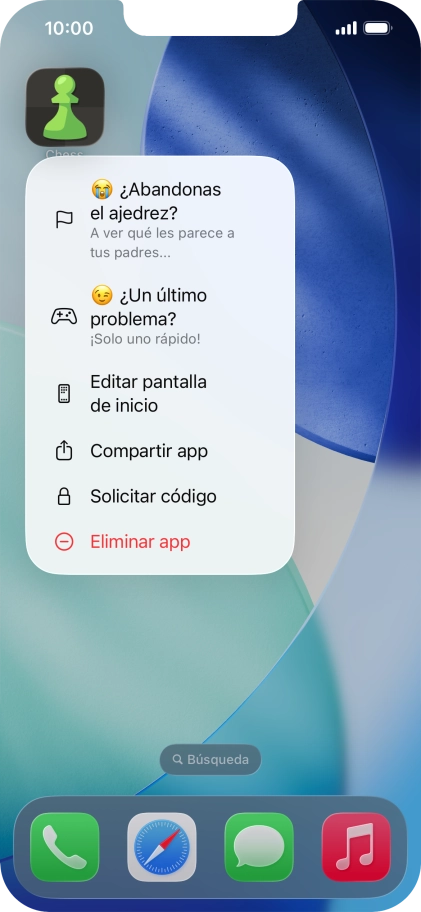 Pulsa Solicitar código.