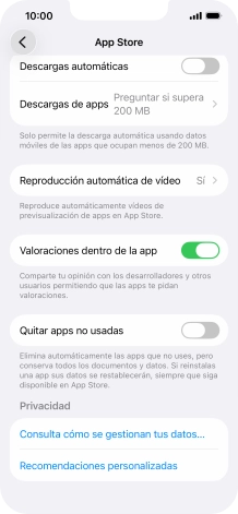 Pulsa el indicador junto a 
