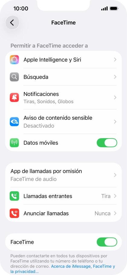 Pulsa el indicador junto a 