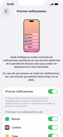 Pulsa el indicador junto a 
