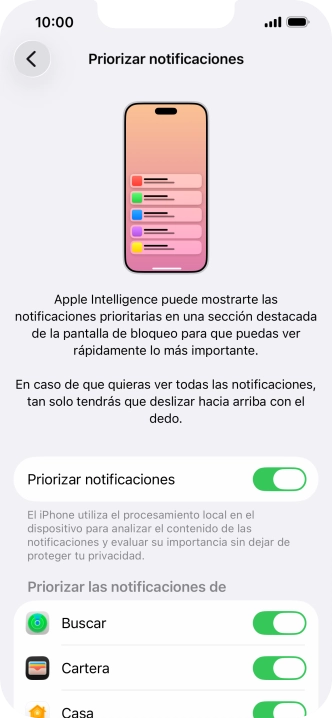 Pulsa el indicador junto a 