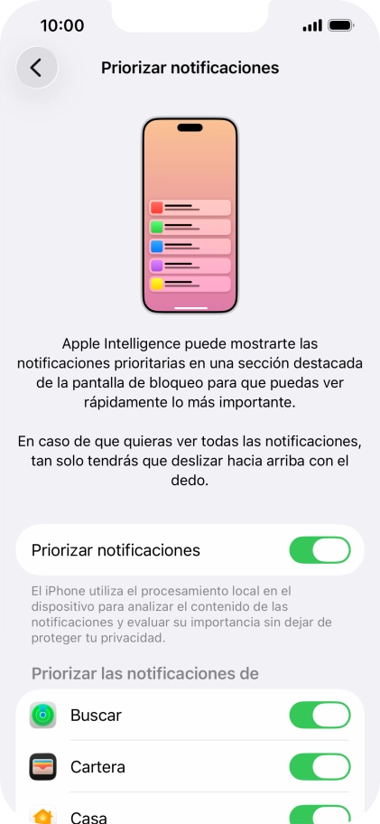 Pulsa el indicador junto a 