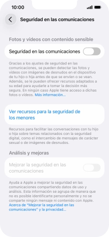 Pulsa el indicador junto a 