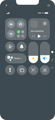 Pulsa el icono de inteligencia visual para activar la función.