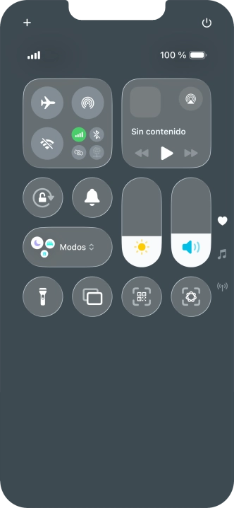 Pulsa el icono de inteligencia visual para activar la función.