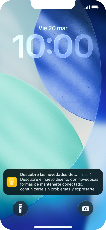 Pulsa la notificación deseada y sigue las indicaciones de la pantalla para utilizar la función seleccionada.