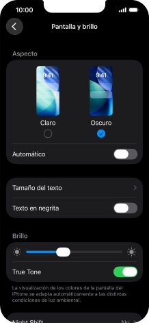 Pulsa el indicador junto a 