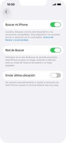 Pulsa el indicador junto a 