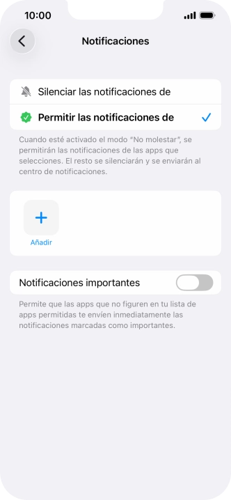 Pulsa el indicador junto a 