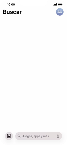 Pulsa en el campo de búsqueda e introduce el nombre o el tema de la app deseada.