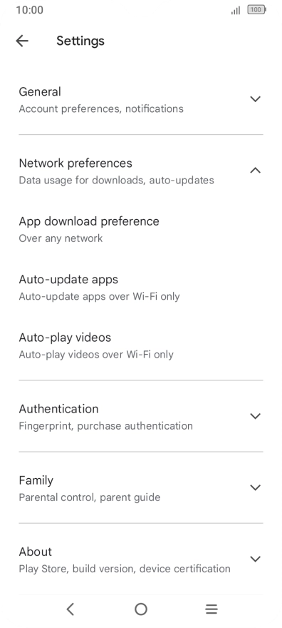 Press Auto-update apps. Press Auto-update apps.