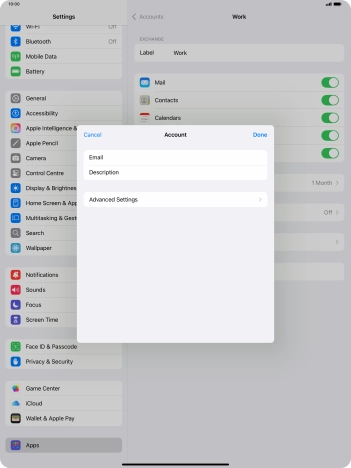 Press Advanced Settings. Press Advanced Settings.