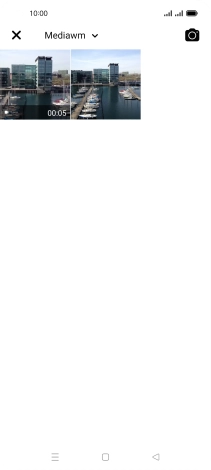 Press the required picture or video clip.