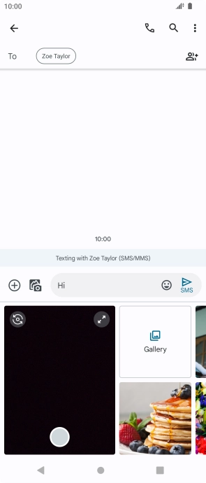 Press Gallery and go to the required folder.