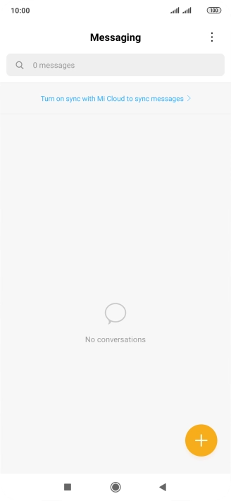 Press the new message icon.