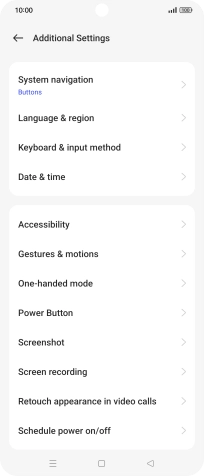 Press Accessibility.