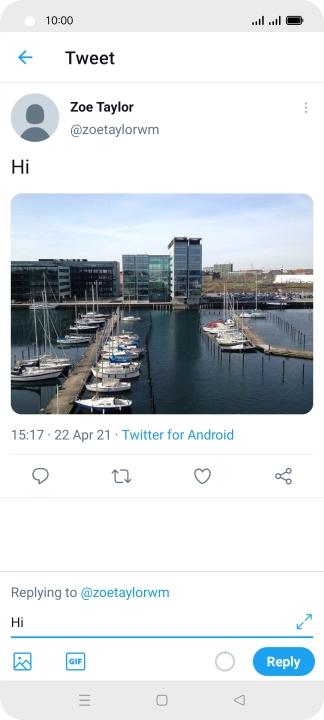 Write your reply and press Reply. Write your reply and press Reply.