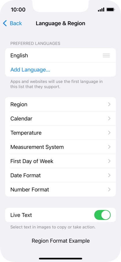 Press Add Language....