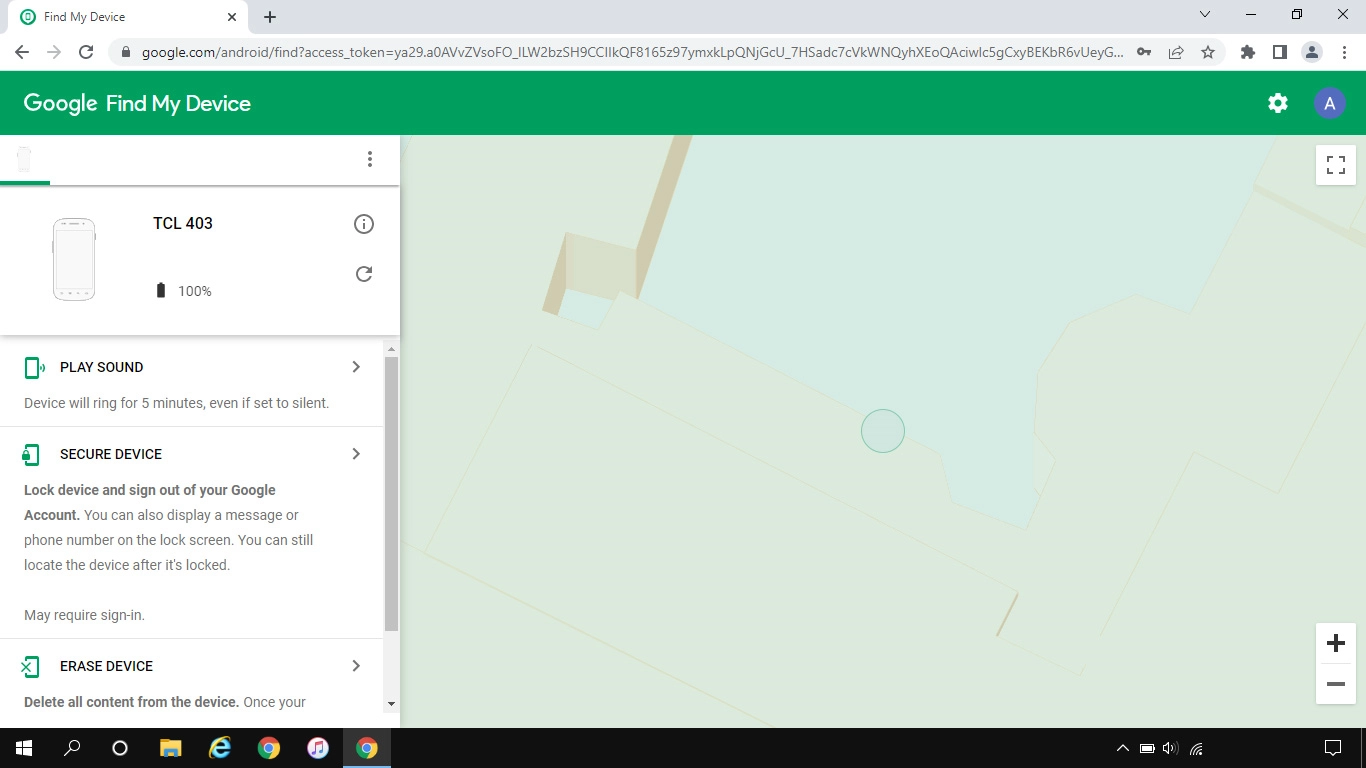 Click the required device.