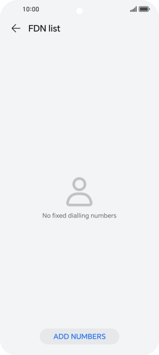 Press ADD NUMBERS. Press ADD NUMBERS.